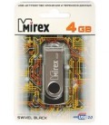 Флэш-накопитель Mirex Swivel 4Gb, корпус черный