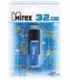 Флэш-накопитель Mirex City 32Gb, корпус черный с синим