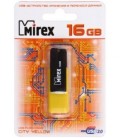 Флэш-накопитель Mirex City 16Gb, корпус черный с желтым
