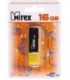 Флэш-накопитель Mirex City 16Gb, корпус черный с желтым