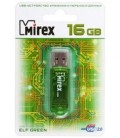 Флэш-накопитель Mirex Elf 16Gb, USB 2.0, корпус прозрачно-зеленый