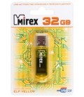 Флэш-накопитель Mirex Elf 32Gb, USB 2.0, корпус прозрачно-желтый
