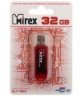 Флэш-накопитель Mirex Elf 32Gb, USB 2.0, корпус прозрачно-красный