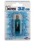 Флэш-накопитель Mirex Elf 32Gb, USB 2.0, корпус прозрачно-голубой