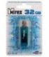 Флэш-накопитель Mirex Elf 32Gb, USB 2.0, корпус прозрачно-голубой