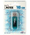 Флэш-накопитель Mirex Elf 16Gb, USB 2.0, корпус прозрачно-синий