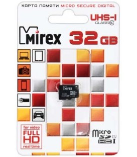 Карта памяти micro Mirex class 10 micro SDНС, class 10, 32Gb