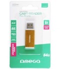 Карт-ридер Omega OUCRAY золотистый