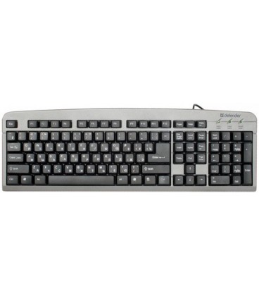 Клавиатура Defender Element HB-520 USB, проводная, серая