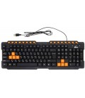Клавиатура Ritmix RKB-151 USB, проводная, черная