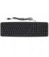 Клавиатура Defender HB-420 USB, проводная, черная