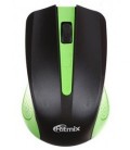 Мышь компьютерная Ritmix RMW-555 USB, беспроводная, черная с зеленым