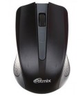Мышь компьютерная Ritmix RMW-555 USB, беспроводная, черная с серым