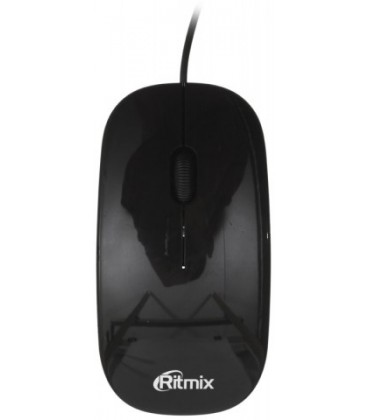 Мышь компьютерная Ritmix ROM-303 проводная, USB, черная