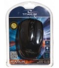Мышь компьютерная Titanum Marlin TM110K USB, проводная, черная
