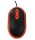 Мышь компьютерная Omega OM06V USB, проводная, черная с оранжевым