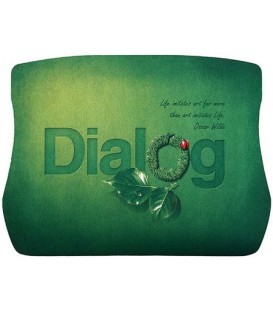 Коврик для мыши Dialog PM-H20 210*280 мм, зеленый с рисунком