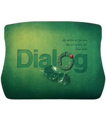 Коврик для мыши Dialog PM-H20 210*280 мм, зеленый с рисунком