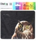 Коврик для мыши Dialog PM-H15 220*180 мм, черный с рисунком «Сова»