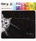 Коврик для мыши Dialog PM-H15 220*180 мм, черный с рисунком «Кошка»