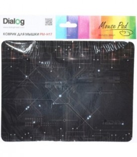 Коврик для мыши Dialog PM-H17 285*215 мм, черный с рисунком