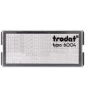 Касса символов для самонаборных штампов Trodat typo 6004 264 символа, высота 4 мм, шрифт русский