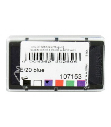 Подушка штемпельная сменная Colop для штампов тип E/20 для остнасток: P20, синяя