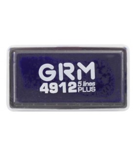 Подушка штемпельная сменная GRM GRM 4912+, синяя