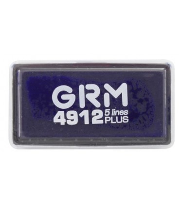 Подушка штемпельная сменная GRM GRM 4912+, синяя