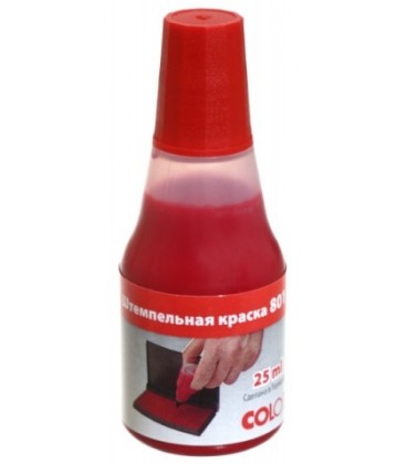 Краска штемпельная Colop-801 25 мл, красная