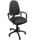 Стул офисный Comfort (Zeus) для персонала обивка - черная ткань, С-11