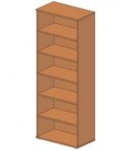 Стеллаж офисный 804*450*2155 мм, груша