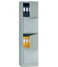 Металлический шкаф серии АМ AM-1845/4: 1830*470*460 мм, 4 отделения, 38 кг