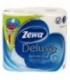 Бумага туалетная Zewa Deluxe 4 рулона, ширина 95 мм, Pure White, белая