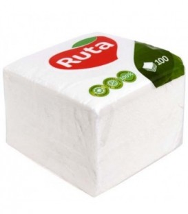 Салфетки сервировочные Ruta 24*24 см, 100 шт., белые