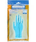 Перчатки латексные Hand Protector размер L, голубые