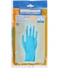 Перчатки латексные Hand Protector размер M, голубые