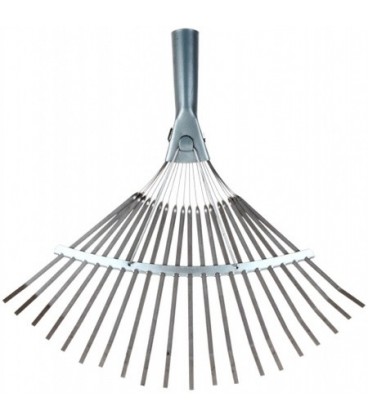 Грабли веерные 20 зубьев, длина зубьев 25 см, без черенка