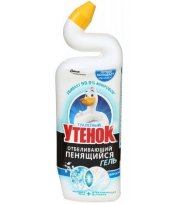 Средство чистящее для унитазов «Туалетный утенок» 750 мл, «Морской»