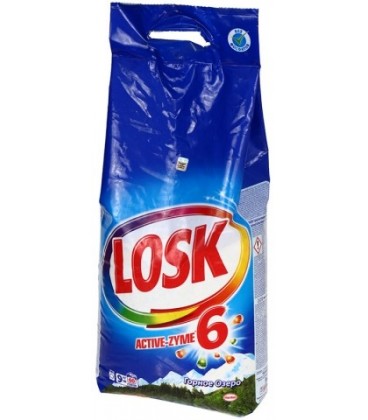 Порошок стиральный Losk 9000 г, автомат, «Горное озеро»
