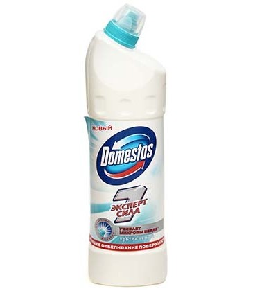 Средство для мытья сантехники Domestos 1000 мл, «Ультра Белый»