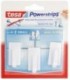 Крючки подвесные самоклеящиеся малые Tesa Powerstrips 1,4*3,4 см, прямоугольные белые