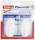 Крючки подвесные самоклеящиеся большие Tesa Powerstrips 5*2 см, овальные белые