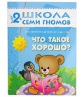 Книжка развивающая «Третий год обучения» 215*290 мм, «Что такое хорошо?»