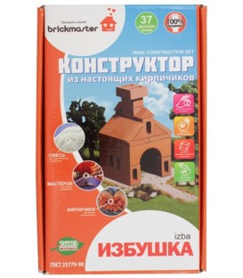 Конструктор керамический Brickmaster «Избушка» (37 деталей)