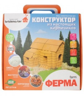Конструктор керамический Brickmaster «Ферма» (229 деталей)
