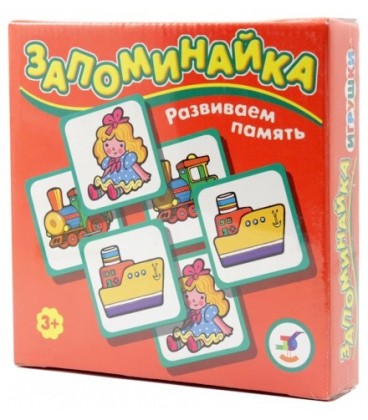Игра настольная «Запоминайка» «Игрушки», 3-7 лет