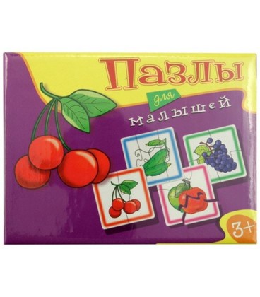 Игра настольная «Пазлы для малышей» «Вишни», 3+