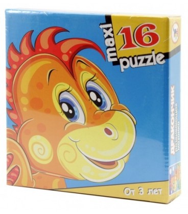 Игра настольная «Развивающая мозаика Maxi Puzzle» «Дракончик», 3+