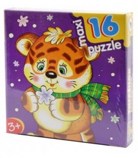 Игра настольная «Развивающая мозаика Maxi Puzzle» «Тигренок», 3+